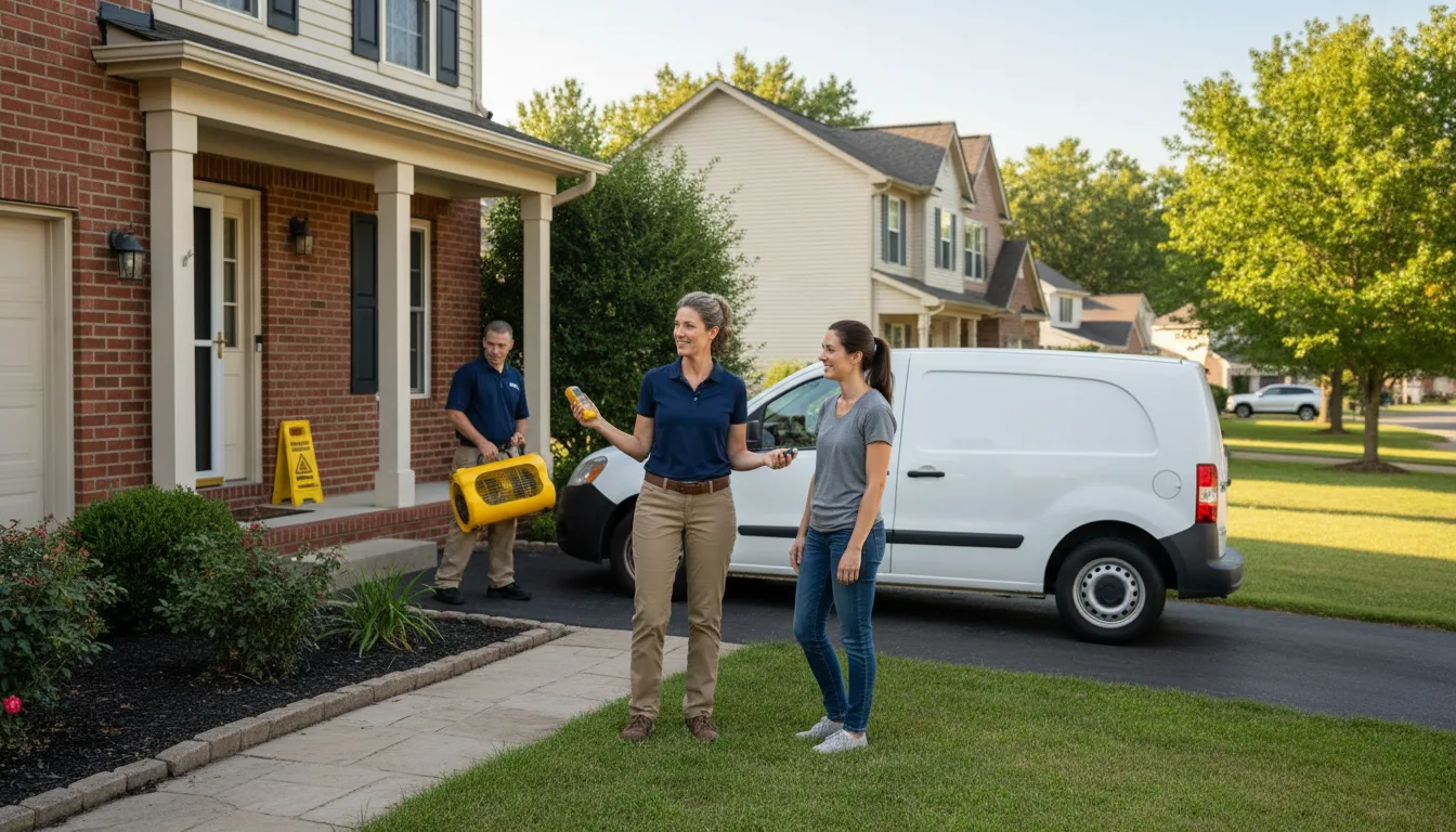 Water restoration image for Flood Water Cleanup, Removal And Restoration Services in Lamar, OK